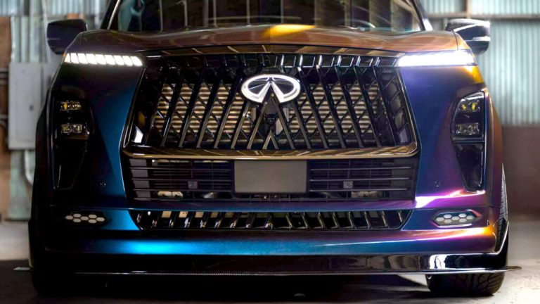 Infiniti QX80 R-Spec Debuts at SEMA Showcasing 1,000-HP GT-R Powertrain