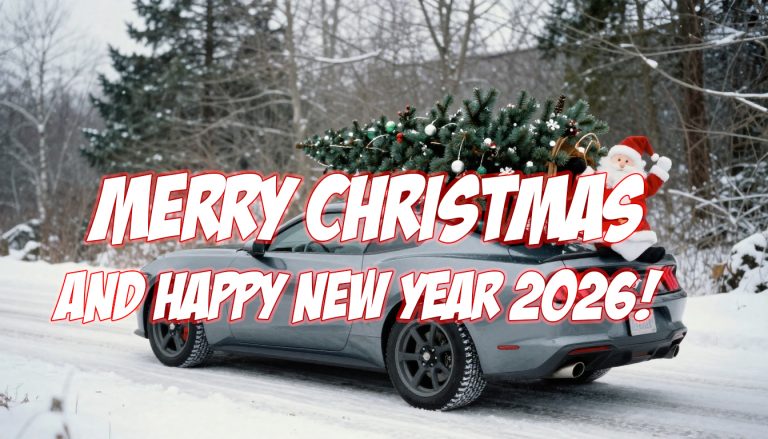 AUTOMOTORBLOG Team Wishes Merry Christmas and Sends Best Regards for a Healthy and Thriving 2026