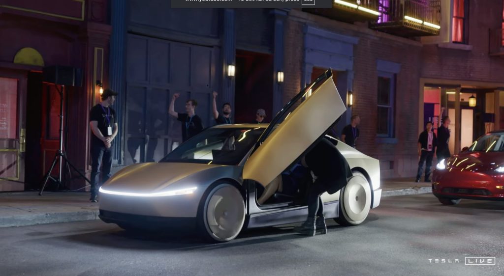 Tesla Cybercab Spotted on Public Roads Without a Steering Wheel