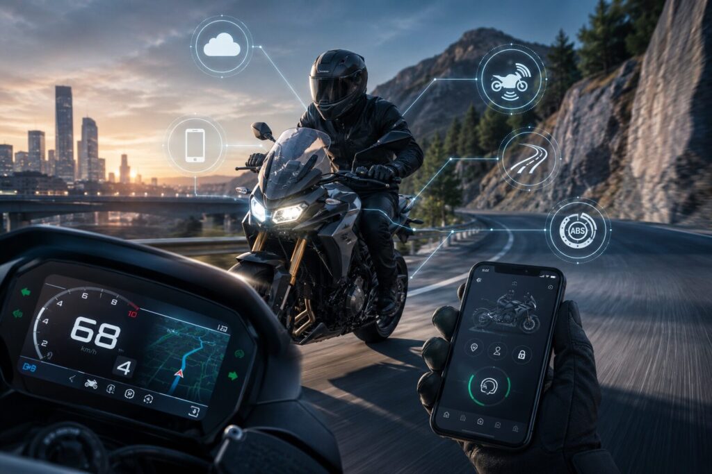 The Progress in Technology Enhancing the Intelligence of Contemporary Motorcycles