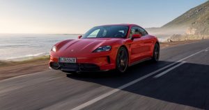 2027 Porsche Taycan Unveils Virtual Gears and NACS Charging Features