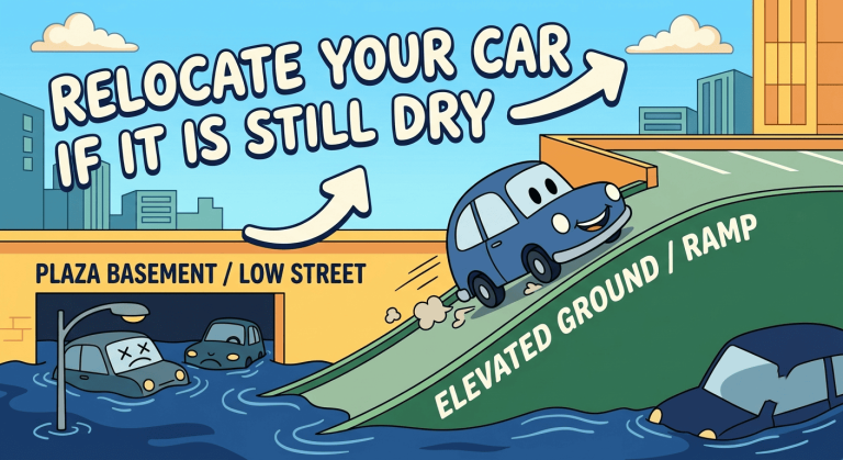 Advice for Motorists Amidst Lahore Flooding
