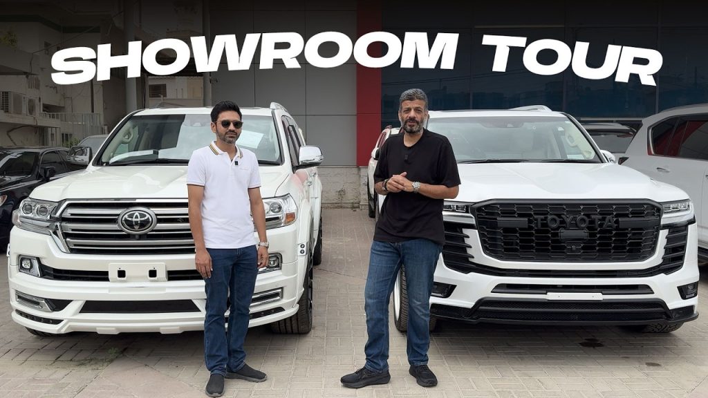 Discovering Karachi's Auto Mall: Showcasing LC300s, LX600, Taycan, and Electric Revos