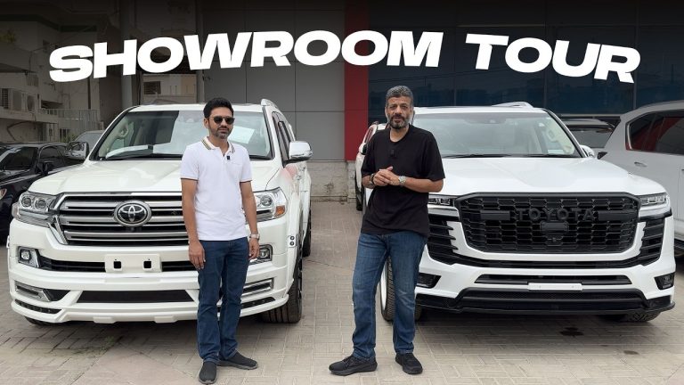Discovering Karachi's Auto Mall: Showcasing LC300s, LX600, Taycan, and Electric Revos