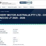 Jaecoo J7 Withdrawn in Australia Because of Electrical Wiring Issue