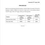 Petrol and Diesel Costs Cut in Pakistan