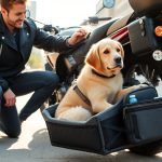 Secure and Easy-Care Golden Retriever Grooming Styles for Motorcycle Enthusiasts