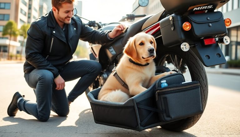 Secure and Easy-Care Golden Retriever Grooming Styles for Motorcycle Enthusiasts