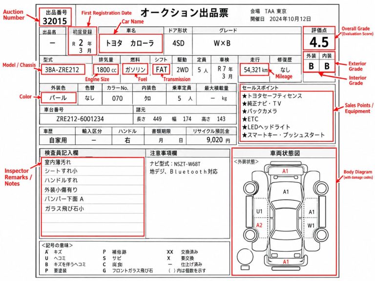 7 Image Discrepancies to Verify Prior to Purchasing a Japanese Import: Auction vs Dealer