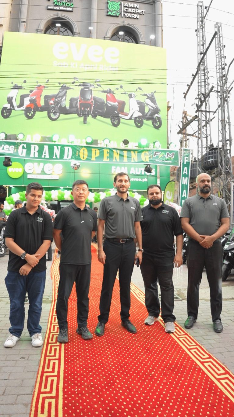 FAM Autos Launches New Showroom, Strengthening Collaboration with evee Throughout Pakistan