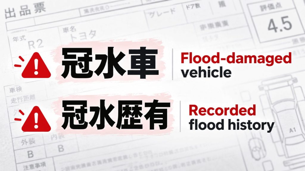 Recognizing Water Damage on Auction Sheets for Japanese Imports