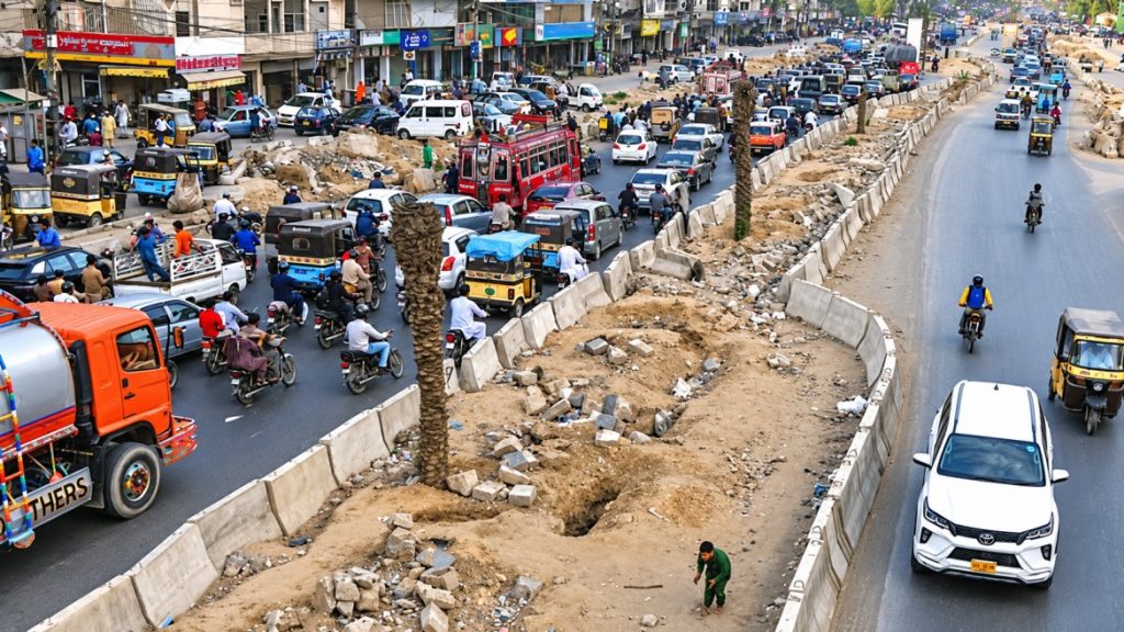 Revised Completion Schedule Released for University Road in Karachi