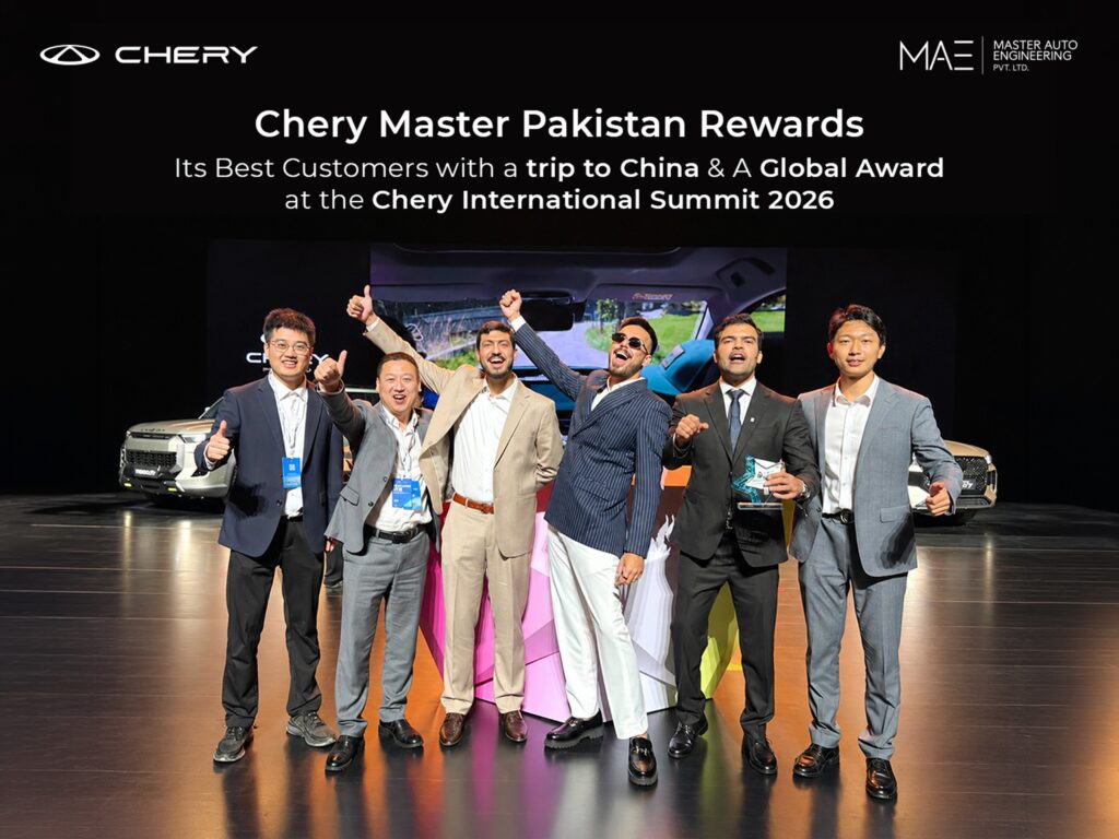 Chery Master Pakistan rewards Its Best Customers with a trip to China & A Global Award  at the Chery International Summit 2026