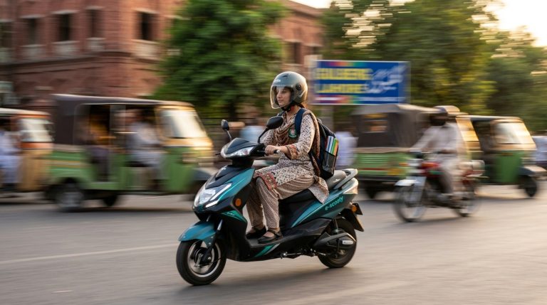 Lahore Offers Free Two-Day Scooty Training for Female Students