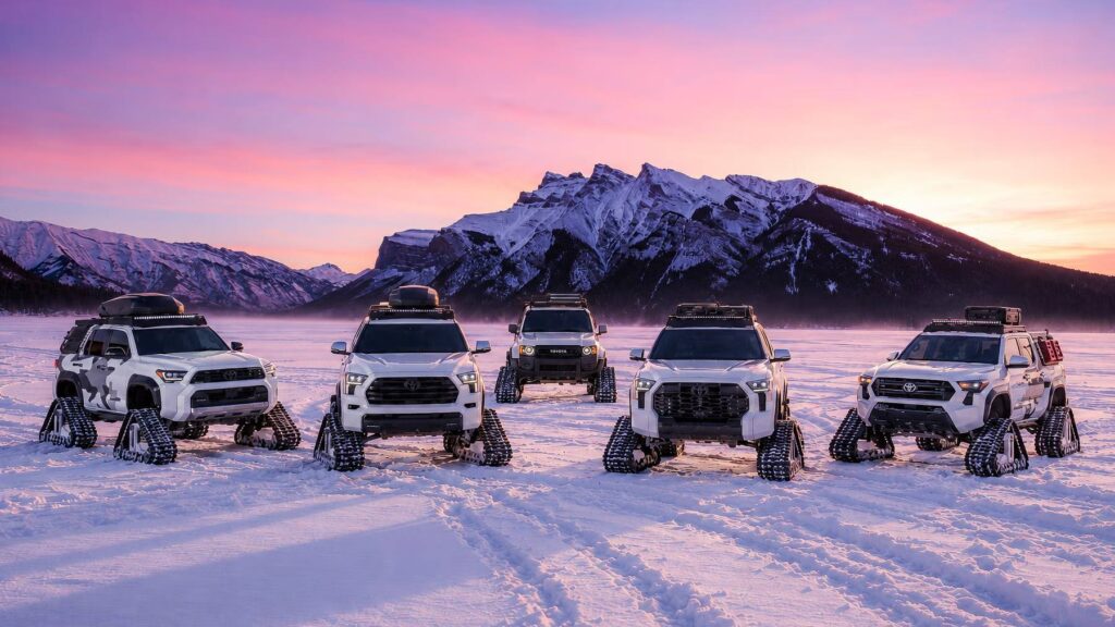 Toyota Turns Five SUVs and Pickups Into Snow-Track Monsters for SEMA 2026